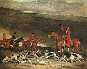 Benjamin Marshall Francis Dukinfield Astley and his Harriers china oil painting artist